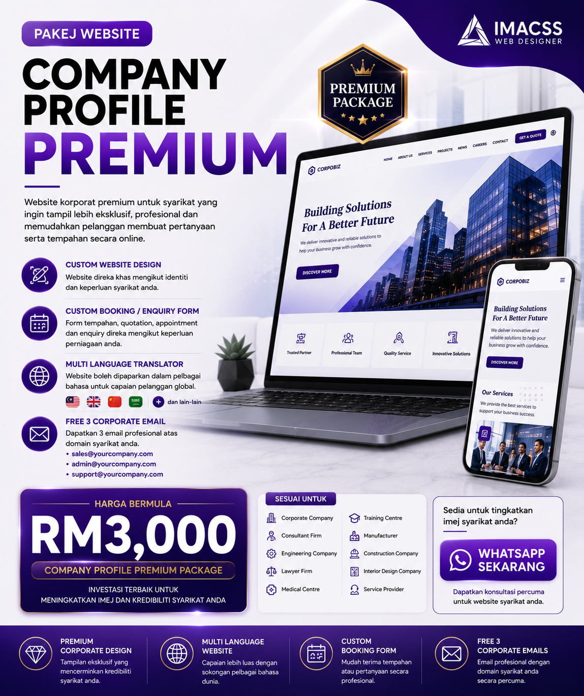 COMPANY PROFILE /CORPORATE PACKAGE PREMIUM