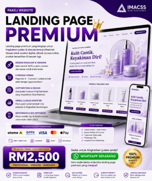 LANDING PAGE PREMIUM WITH PAYMENT GATEWAY AND UPSELL PRODUCT